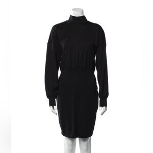 Opening Ceremony Turtleneck Black Knee-Length Dress